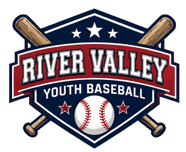 River Valley Youth Baseball League Logo